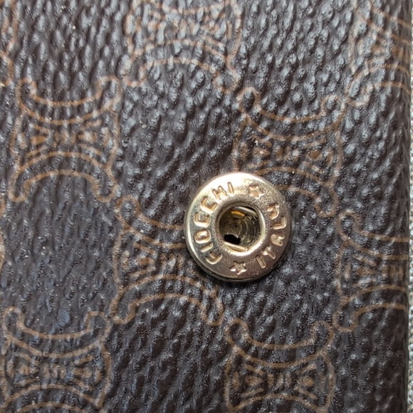 Vintage Celine Macadam Triangular Brown Leather Coin Purse - Picture 9 of 10